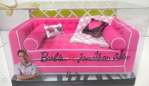 Mattel - Barbie - Barbie Loves Jonathan Adler - Happy Chic Giftset (Room Pack) - мебель